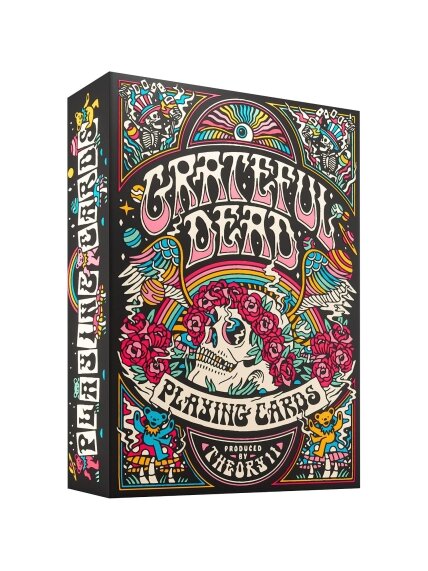 Kosmetinis defektas Grateful Dead žaidimo kortos Theory11 3 Kosmetinis defektas Grateful Dead žaidimo kortos Theory11 3