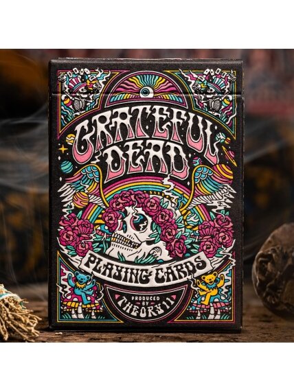 Kosmetinis defektas Grateful Dead žaidimo kortos Theory11 6 Kosmetinis defektas Grateful Dead žaidimo kortos Theory11 6