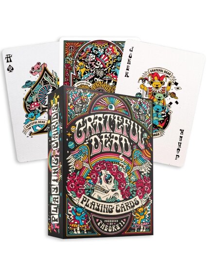 Kosmetinis defektas Grateful Dead žaidimo kortos Theory11