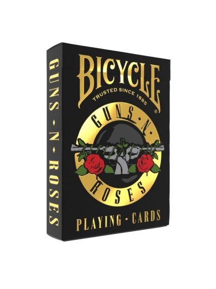Kosmetinis defektas Guns N' Roses žaidimo kortos Bicycle 1 Kosmetinis defektas Guns N' Roses žaidimo kortos Bicycle 1