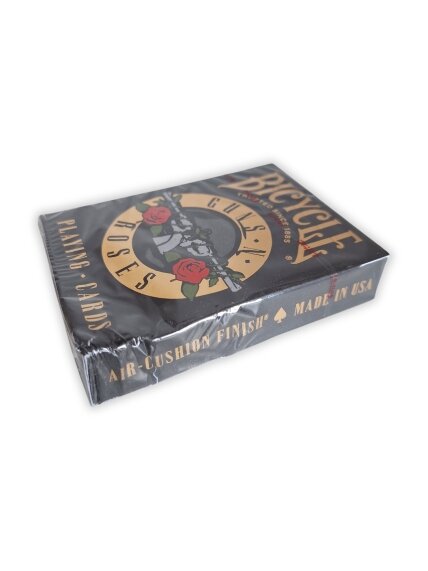 Kosmetinis defektas Guns N' Roses žaidimo kortos Bicycle 7 Kosmetinis defektas Guns N' Roses žaidimo kortos Bicycle 7