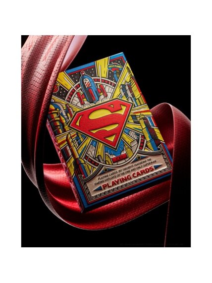 Kosmetinis defektas Superman žaidimo kortos Theory11 3 Kosmetinis defektas Superman žaidimo kortos Theory11 3