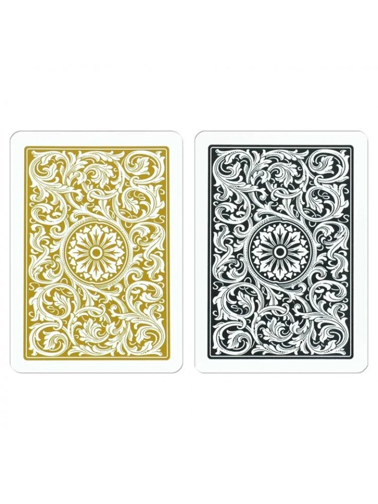 Kosmetinis defektas 1546 Elite Poker size - Jumbo index žaidimo kortos dviguba kaladė (auksinės ir juodos) Copag 2 Kosmetinis defektas 1546 Elite Poker size - Jumbo index žaidimo kortos dviguba kaladė (auksinės ir juodos) Copag 2