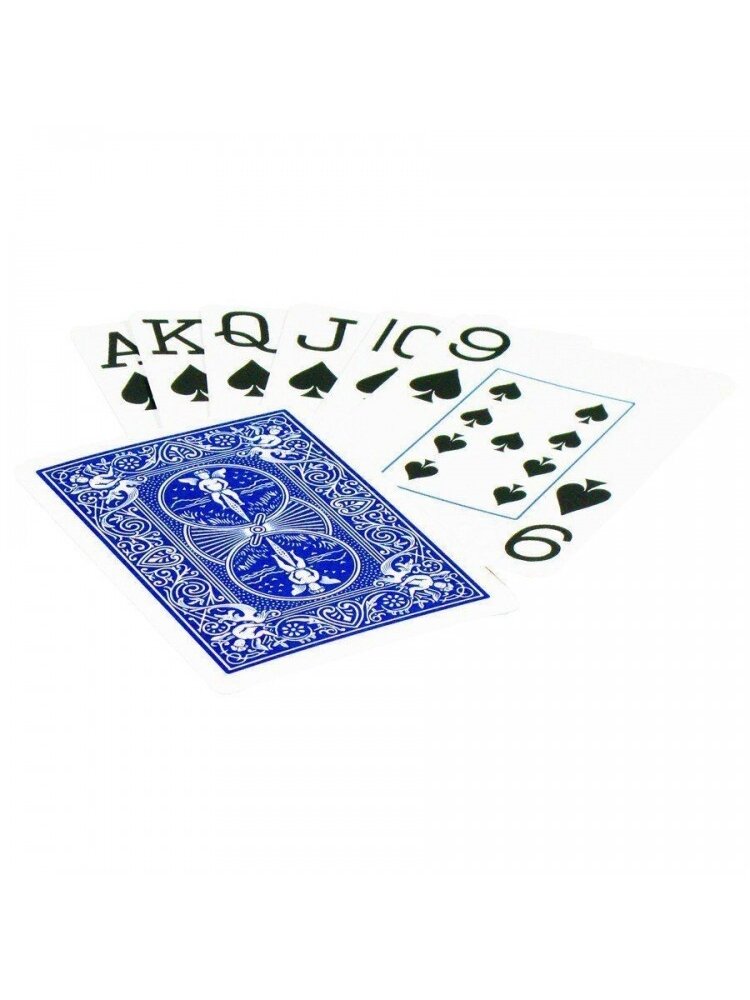 Kosmetinis defektas Bicycle Prestige Jumbo pokerio kortos (Mėlynos) 5 Kosmetinis defektas Bicycle Prestige Jumbo pokerio kortos (Mėlynos) 5