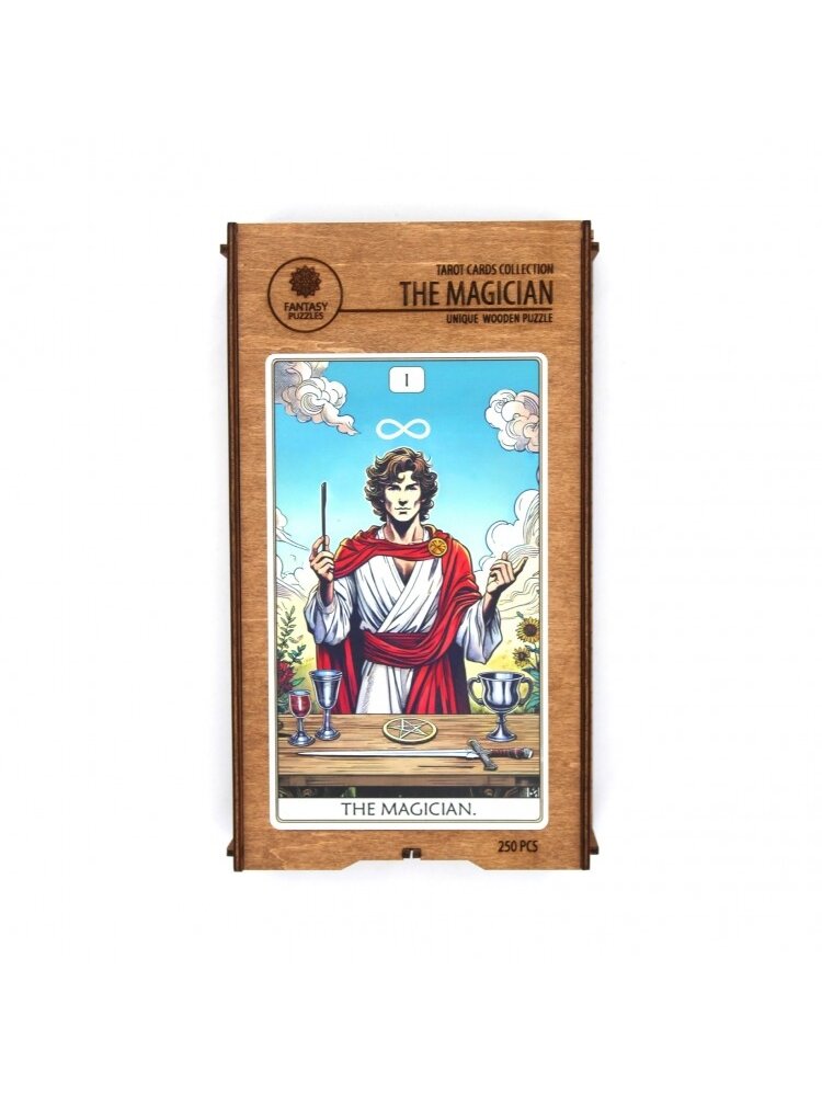 Kosmetinis defektas Tarot: The Magician Dėlionė Iš Medžio (250 detalių) Fantasy Puzzles 3