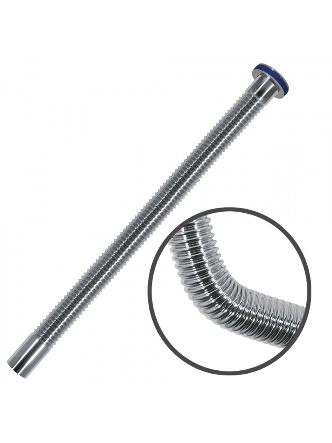 Lankstus sifono pajungimo vamzdelis, gofruotas (L-500; G1 1/4' x 32) chromas 1 Lankstus sifono pajungimo vamzdelis, gofruotas (L-500; G1 1/4' x 32) chromas 1