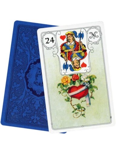 Lenormand Blue Owl Premium Edition kortos AGM