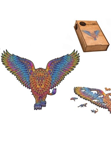 Leo Dėlionė Iš Medžio XL Dydis (600 detalių) Fantasy Puzzles