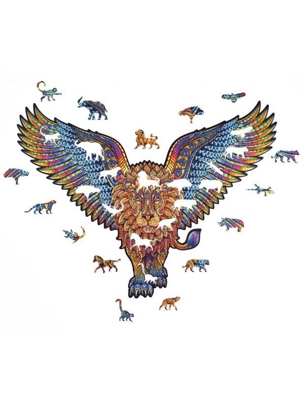 Leo Dėlionė Iš Medžio XL Dydis (600 detalių) Fantasy Puzzles 10 Leo Dėlionė Iš Medžio XL Dydis (600 detalių) Fantasy Puzzles 10