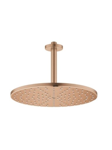 Lietaus dušo galva Grohe Rainshower Mono 310mm, iš lubų su laikikliu 191mm, brushed warm sunset