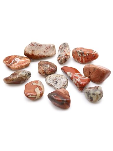 Light Jasper - Brecciated akmuo (12 vnt. M dydžio) Ancient Wisdom