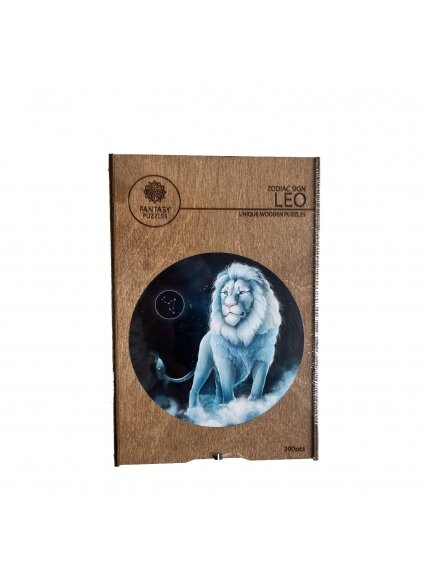 Liūtas (Zodiakai) Dėlionė Iš Medžio (200 detalių) Fantasy Puzzles 7 Liūtas (Zodiakai) Dėlionė Iš Medžio (200 detalių) Fantasy Puzzles 7