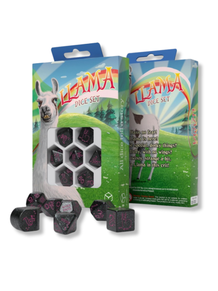 Llama kauliukų rinkinys: Spitty Q-WORKSHOP