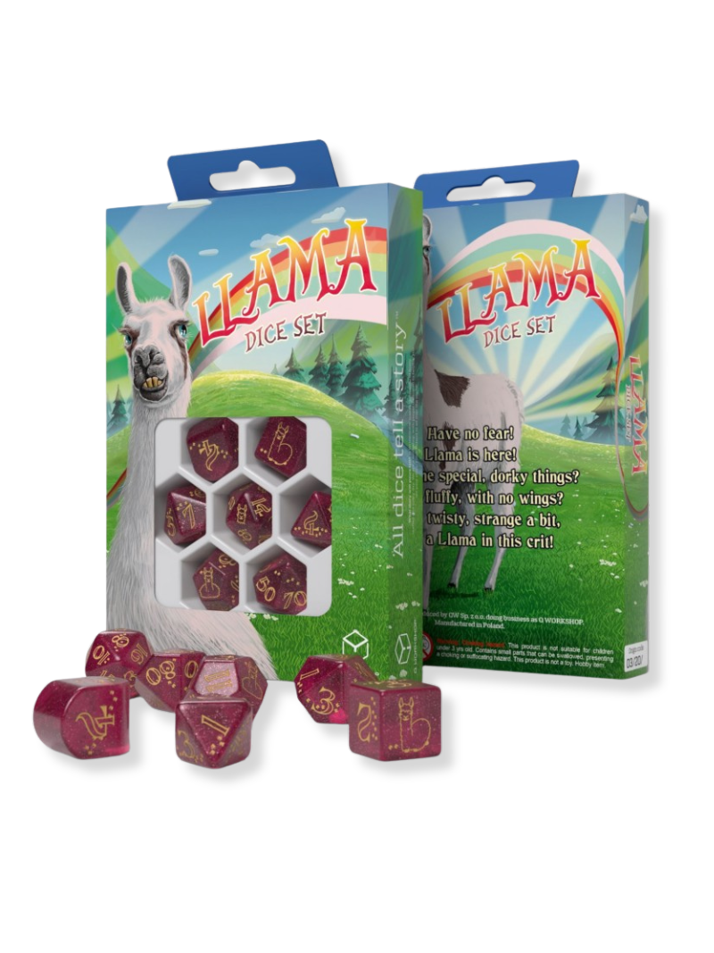 Llama kauliukų rinkinys: Puffy Q-WORKSHOP