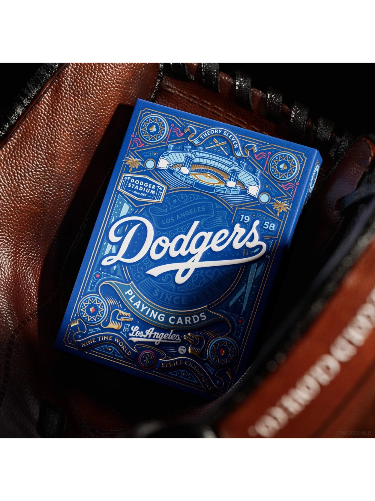 Los Angeles Dodgers žaidimo kortos Theory11 2
