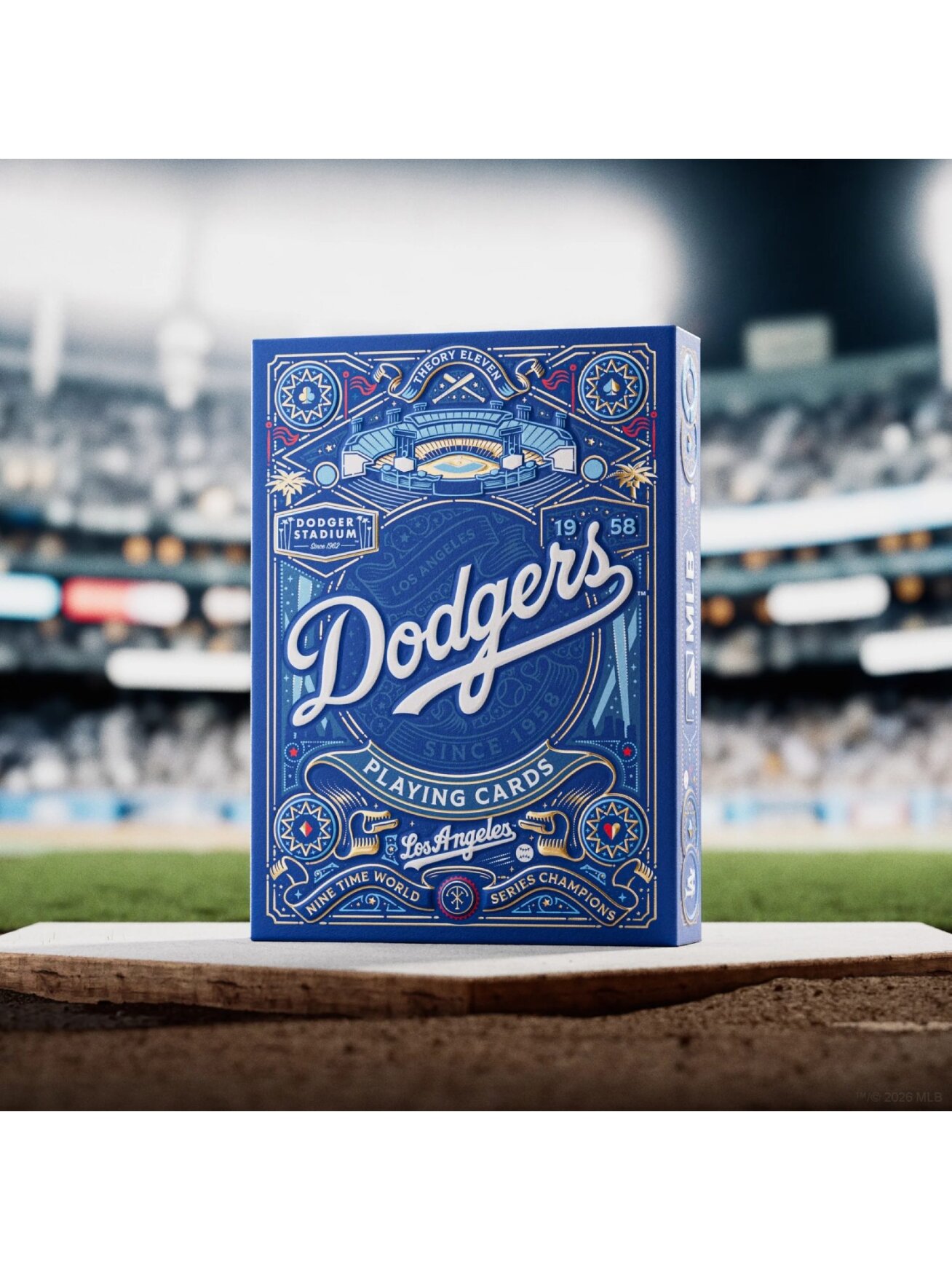 Los Angeles Dodgers žaidimo kortos Theory11 4
