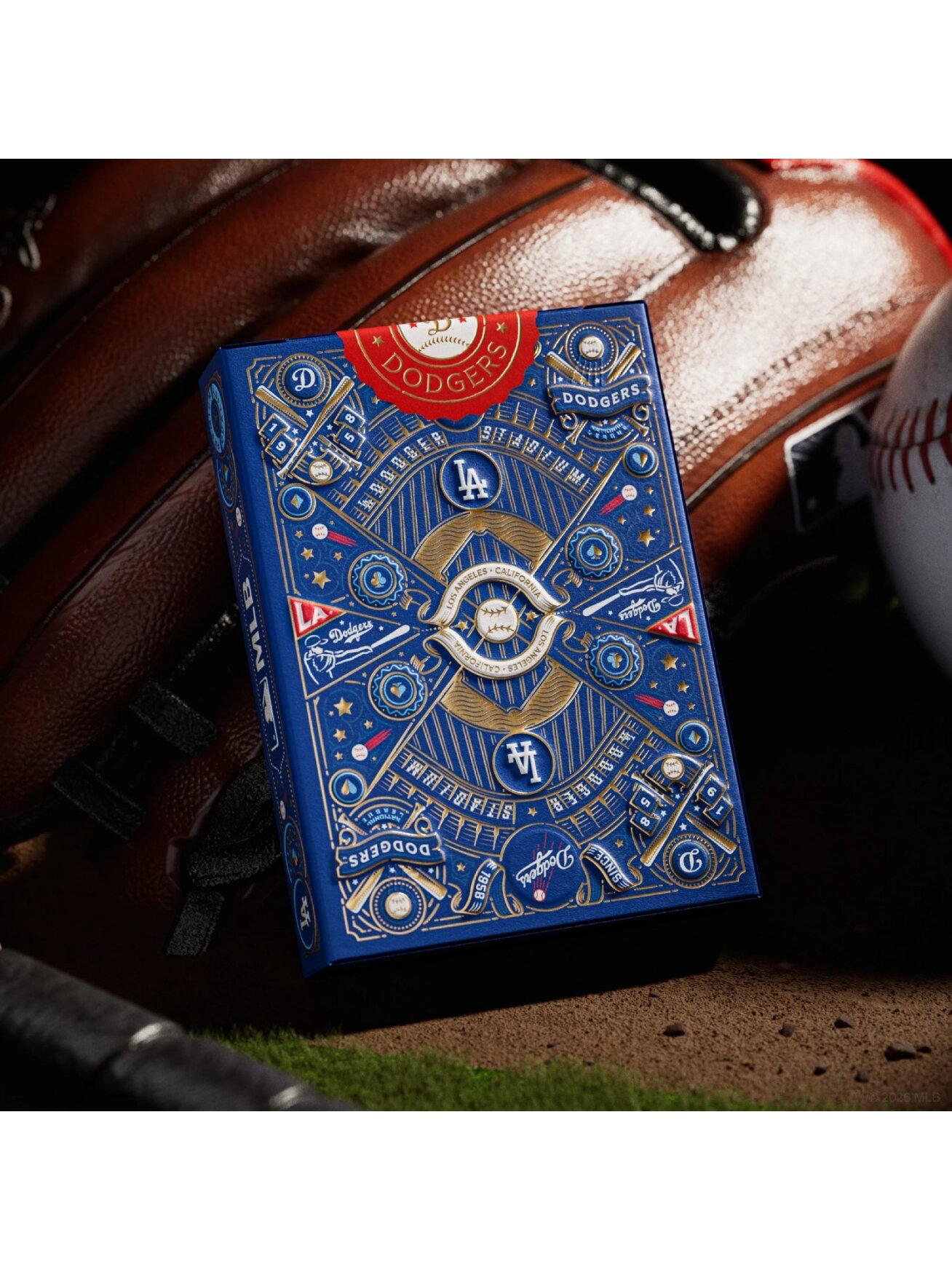 Los Angeles Dodgers žaidimo kortos Theory11 6