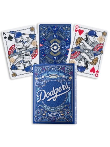 Los Angeles Dodgers žaidimo kortos Theory11