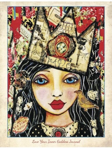 Love Your Inner Goddess Journal užrašinė Blue Angel