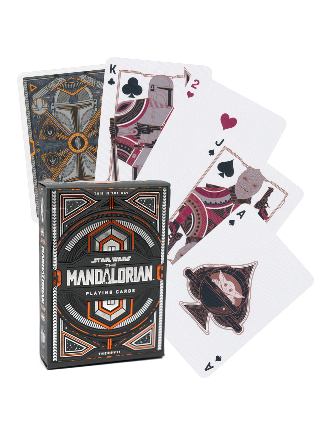 Mandalorian V2 Stars Wars žaidimo kortos Theory11 Mandalorian V2 Stars Wars žaidimo kortos Theory11