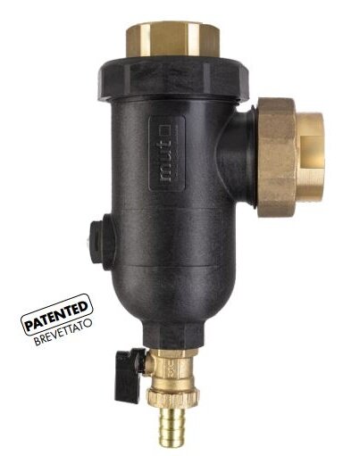 Magnetinis šildymo sistemos filtras 1 1/4" / 1 1/4" KVS 12, DF Magnum FF, montavimas kampu
