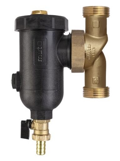 Magnetinis šildymo sistemos filtras 1 1/4" / 1 1/4" KVS 10, DF Magnum MM, motavimas tiesiai
