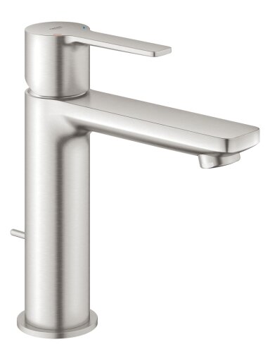Maišytuvas praustuvui LINEARE S New, paaukštintas, supersteel