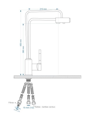 Maišytuvas virtuvinis A665
