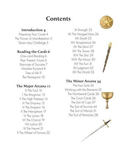 Manifestation Tarot: kortų ir knygos rinkinys Cico Books