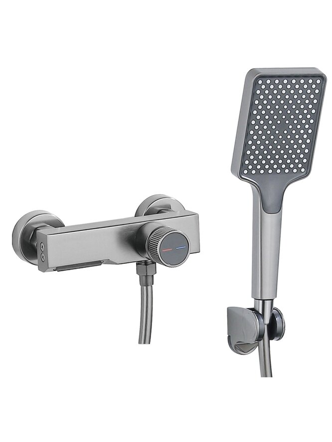 Maišytuvas dušo F4 grey Maišytuvas dušo F4 grey