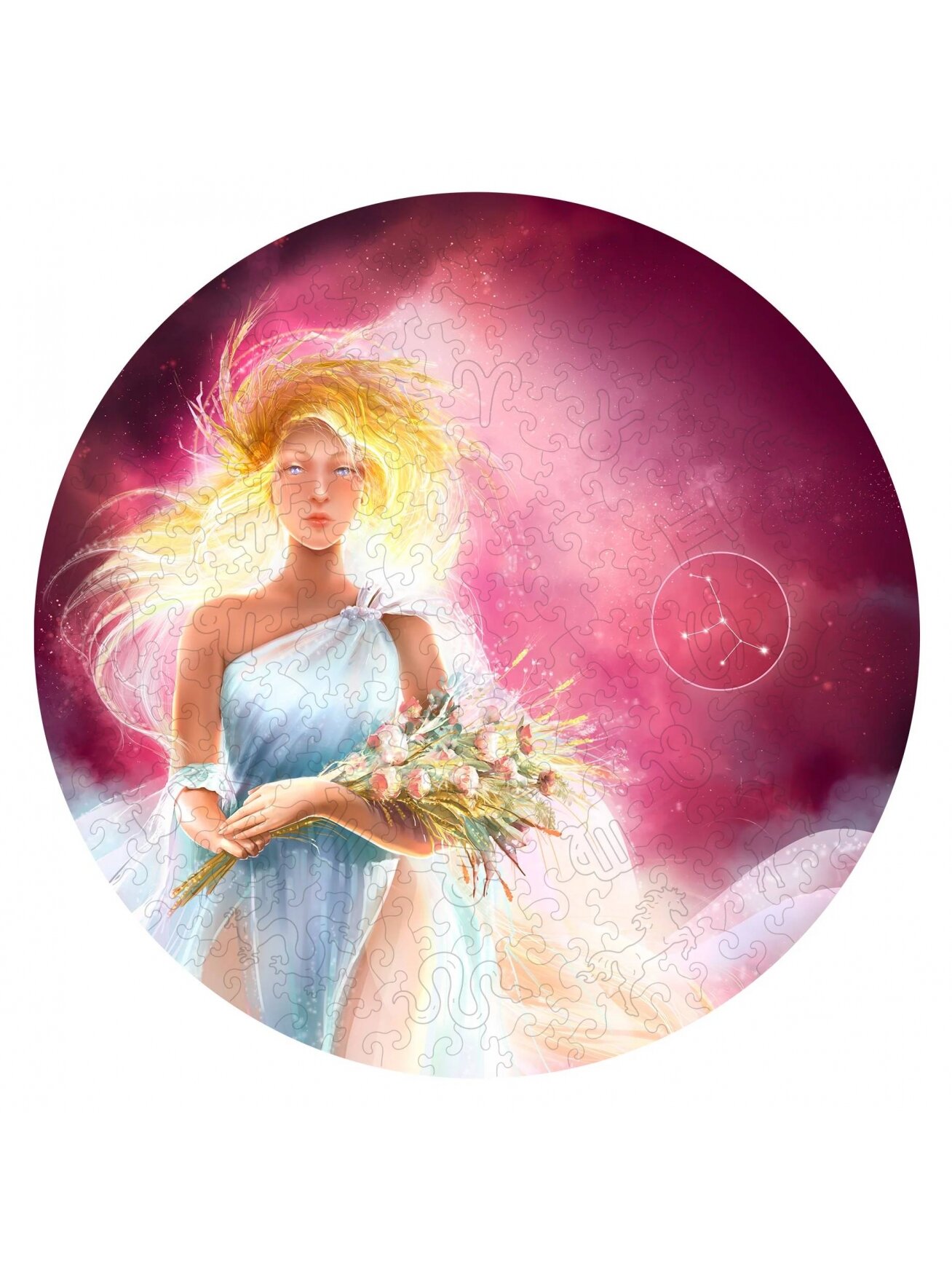 Mergelė (Zodiakai) Dėlionė Iš Medžio (200 detalių) Fantasy Puzzles 2 Mergelė (Zodiakai) Dėlionė Iš Medžio (200 detalių) Fantasy Puzzles 2