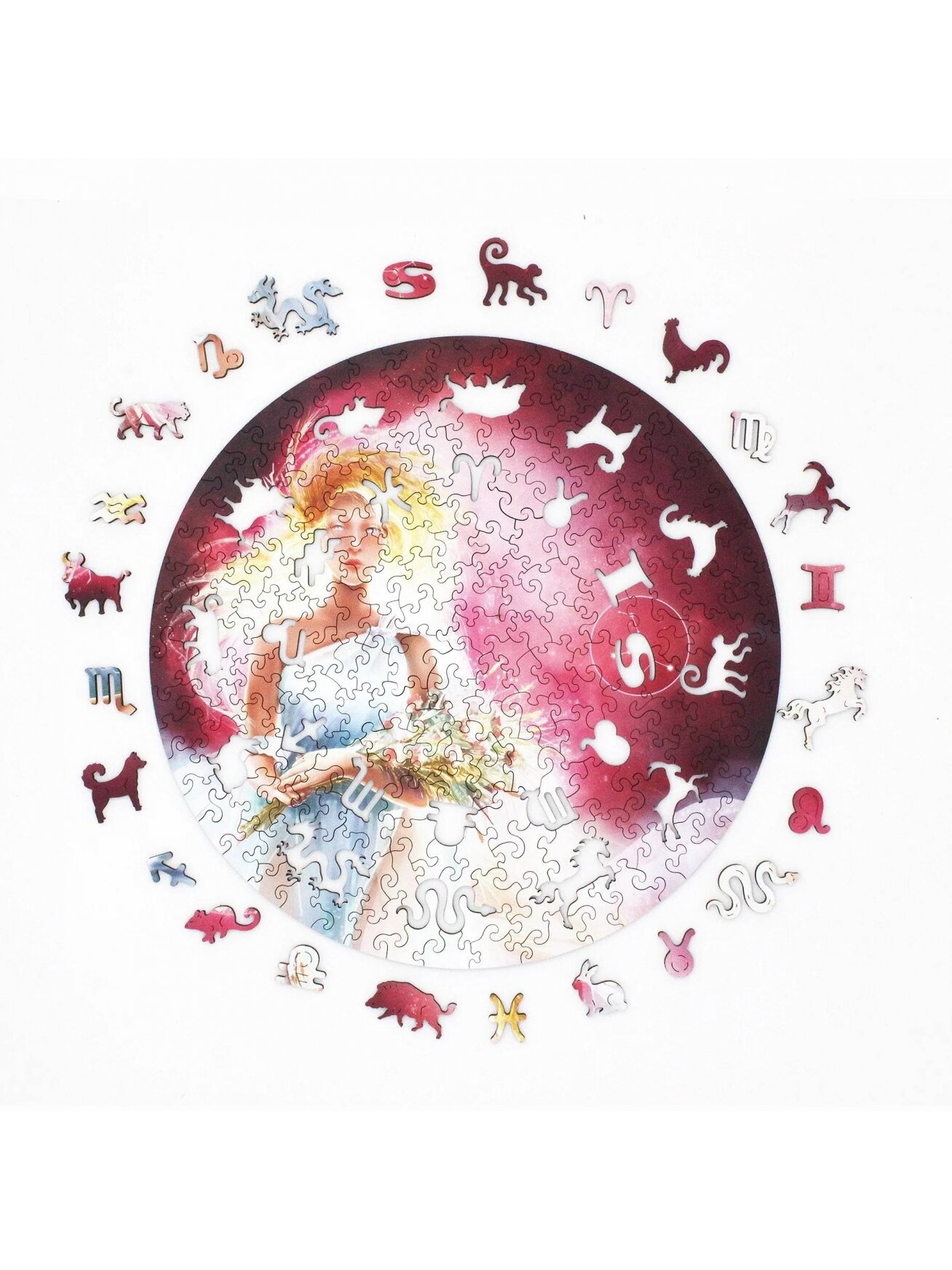 Mergelė (Zodiakai) Dėlionė Iš Medžio (200 detalių) Fantasy Puzzles 5 Mergelė (Zodiakai) Dėlionė Iš Medžio (200 detalių) Fantasy Puzzles 5