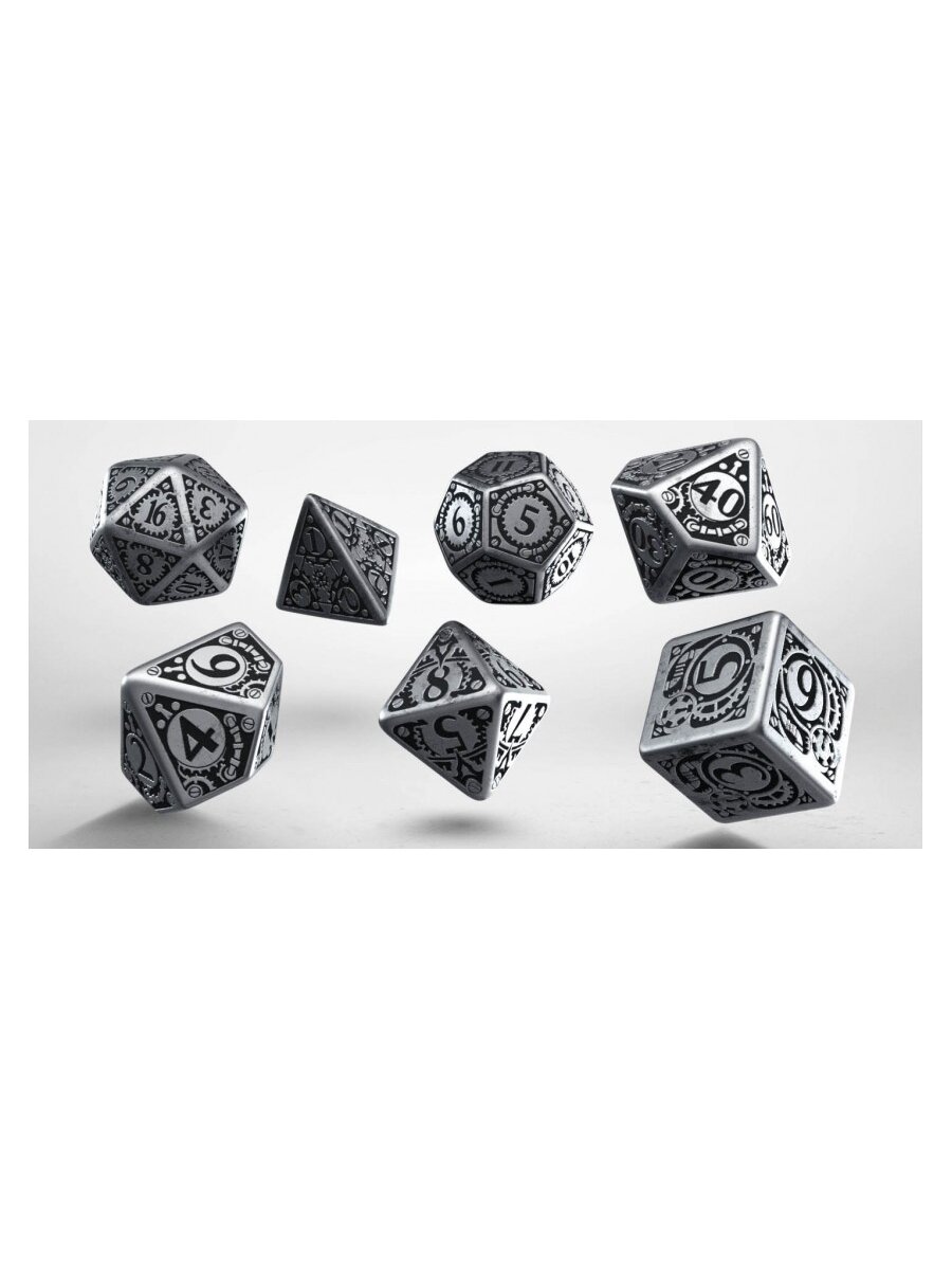 Metal Steampunk kauliukų rinkinys 1 Metal Steampunk kauliukų rinkinys 1