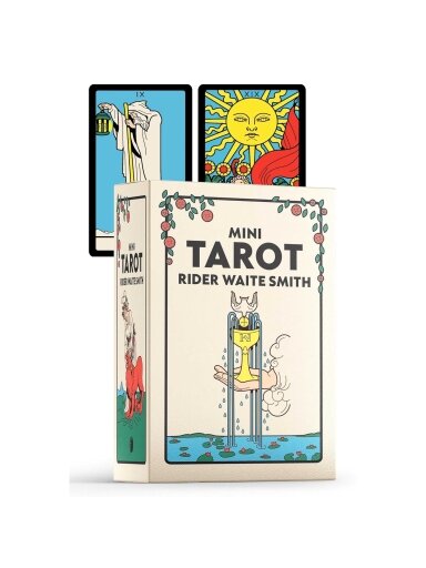 Mini Tarot Rider Waite Smith kortos Findhorn Press