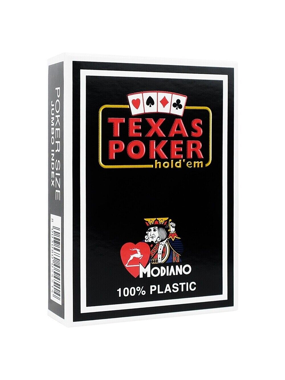 Modiano Texas Poker Hold Em žaidimo kortos (juodos) 2 Modiano Texas Poker Hold Em žaidimo kortos (juodos) 2