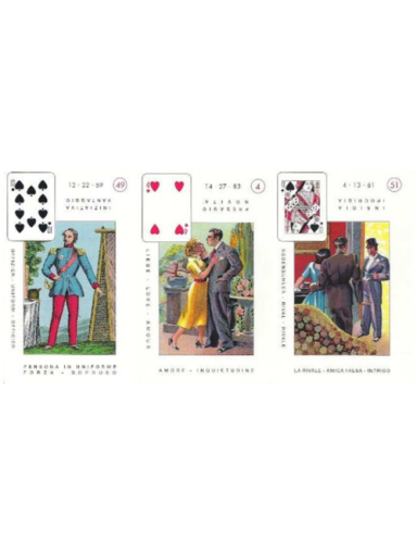 Modiano Le carte della fortuna Taro kortos