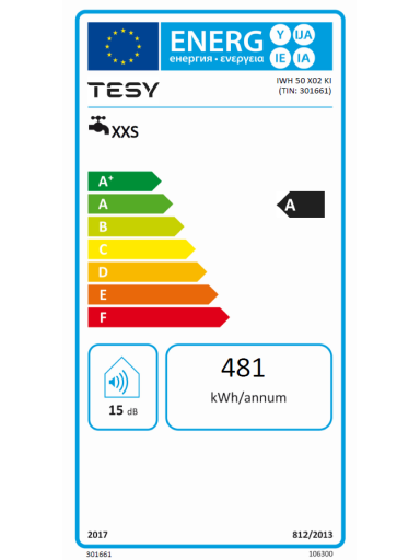 Momentinis elektrinis vandens šildytuvas TESY 5kW KI (virtuvei) Momentinis elektrinis vandens šildytuvas TESY 5kW KI (virtuvei)