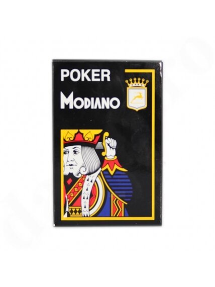 Modiano Poker  žaidimų kortos (juodos) 2