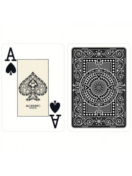 Modiano Texas Poker Hold Em žaidimo kortos (juodos) 1 Modiano Texas Poker Hold Em žaidimo kortos (juodos) 1