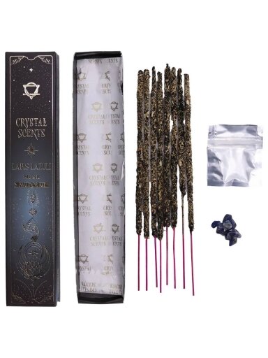 Muskuso Kvapo smilkalai su Lazurito kristalais Crystal Scents
