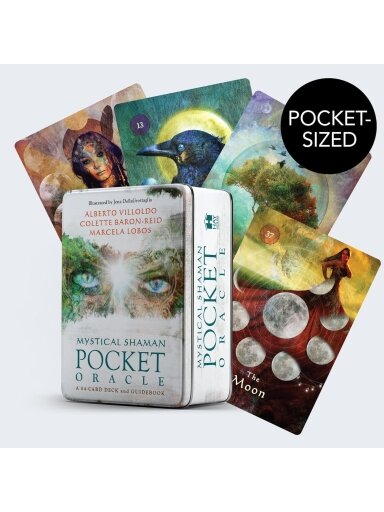 Mystical Shaman Pocket Oracle kortos dėžutėje Hay House
