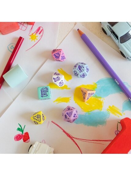 My Very First Dice Little Berry RPG kauliukų rinkinys 4 My Very First Dice Little Berry RPG kauliukų rinkinys 4
