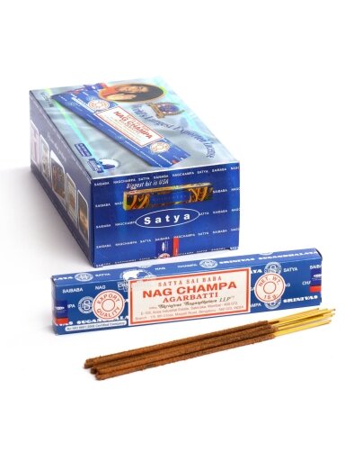 Nag Champa smilkalai 15g Satya