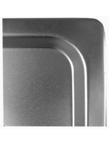 Nerūdijančio plieno plautuvė D8060P kairė DEKOR uždedama su sifonu