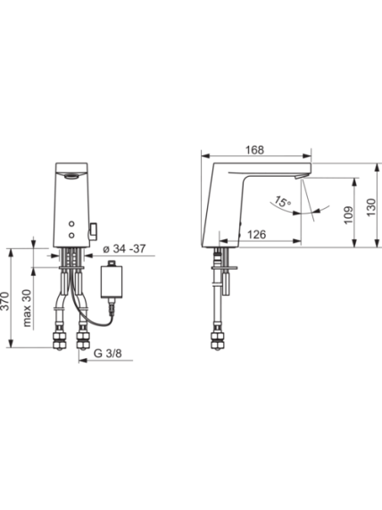 (n.g.)Bekontaktis praustuvo maišytuvas ELECTRA maitinamas 6V baterija, Bluetooth 2 (n.g.)Bekontaktis praustuvo maišytuvas ELECTRA maitinamas 6V baterija, Bluetooth 2