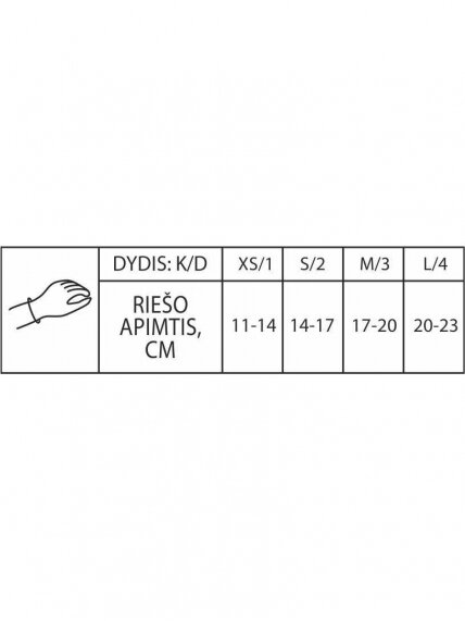 Nykščio, plaštakos ir riešo įtvaras RT0-1R, kūno spalvos 1