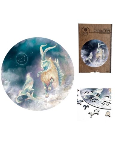 Ožiaragis (Zodiakai) Dėlionė Iš Medžio  (200 detalių) Fantasy Puzzles