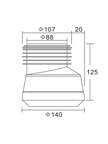 Pajungimas klozetui HE13 1 Pajungimas klozetui HE13 1