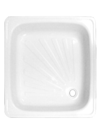 Padas dušo metalinis 70x70x15