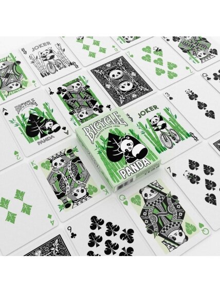 Panda žaidimo kortos Bicycle 10